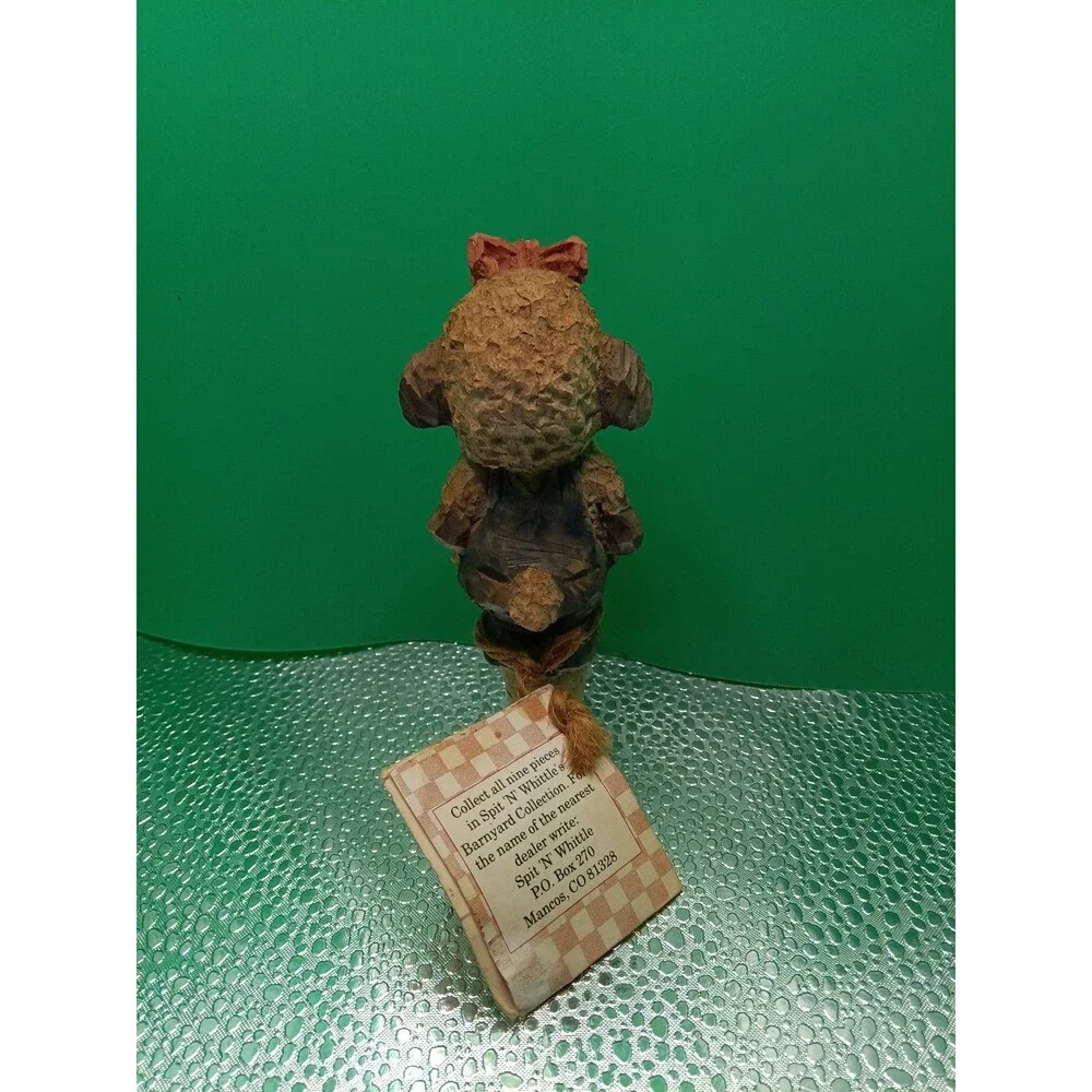 Spit N' Whittle Bottle Stopper - Sheep with Bow Pre-owned